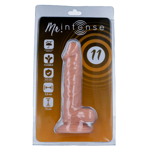 Mr. 11 pene realístico 18 cm o 3.8 cm