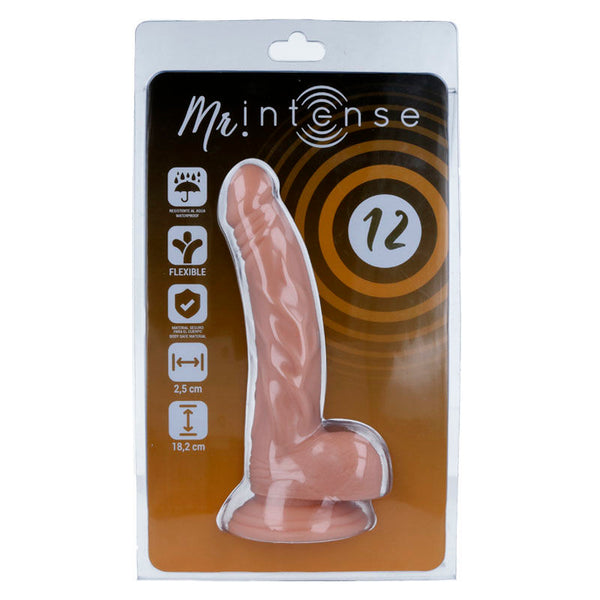 Mr. 12 pene realístico 18.2 cm o 2.5 cm