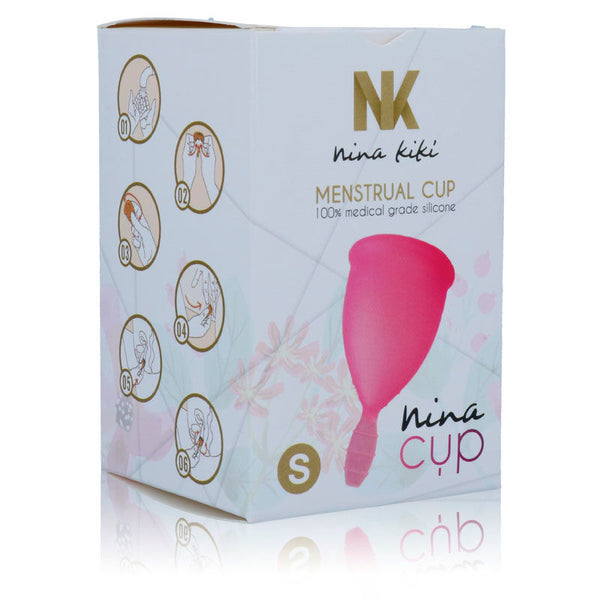 Nina copa menstrual rosa talla s