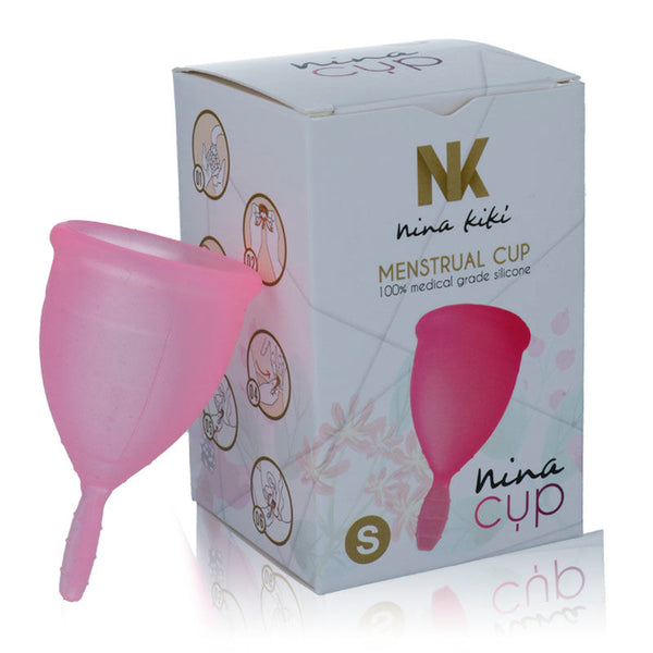 Nina copa menstrual rosa talla s