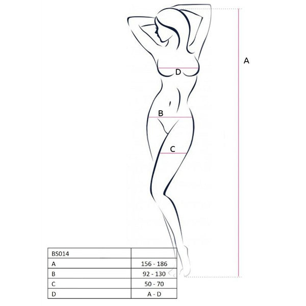 Passion woman BS 014 body rojo talla única