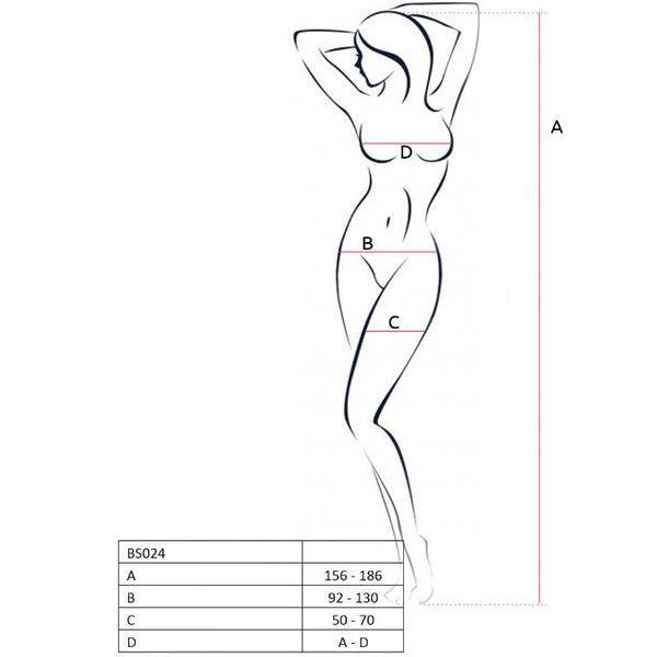 Passion woman BS 024 body negro talla única