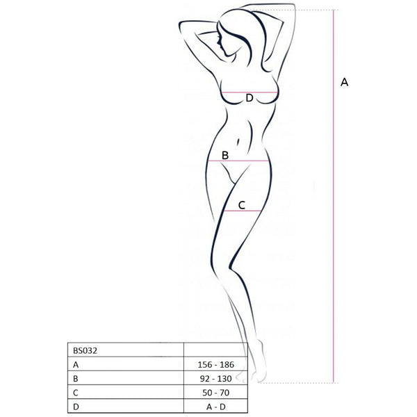 Passion woman BS 032 body rojo talla única