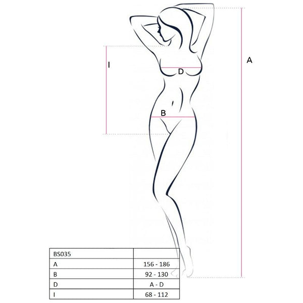 Passion woman BS 035 body blanco talla única