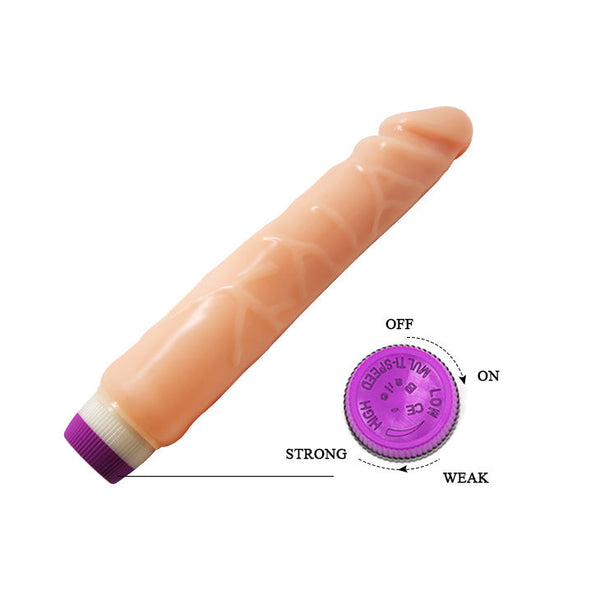 Dildo vibrador realista Waves of Pleasure 25,5 cm