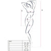 Passion woman BS 027 body estilo vestido negro talla única