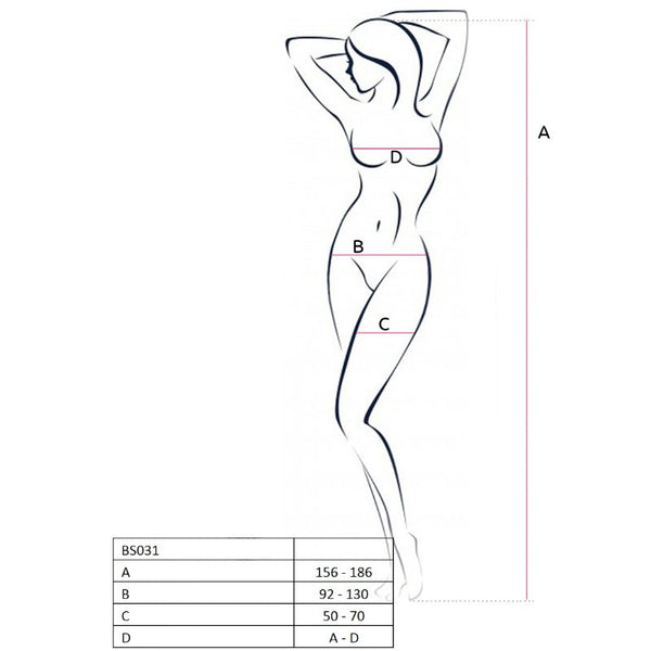 Passion woman BS 031 body negro talla única
