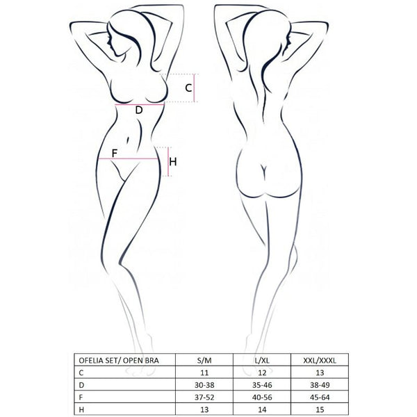 Passion woman ofelia set talla l xl