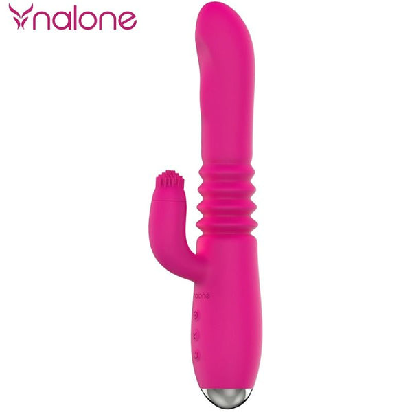 Vibrador movimiento arriba y abajo y rabbit con rotacion
