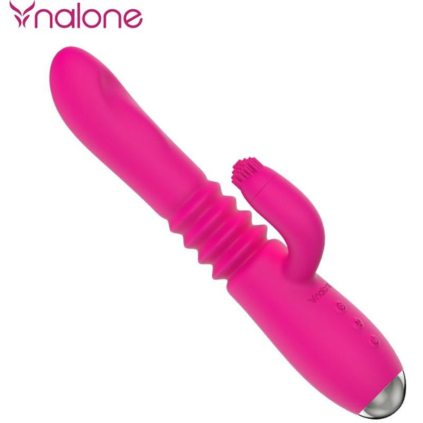 Vibrador movimiento arriba y abajo y rabbit con rotacion