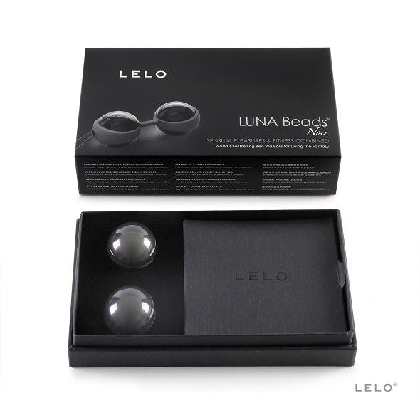 Lelo luna beads noir bolas kegel