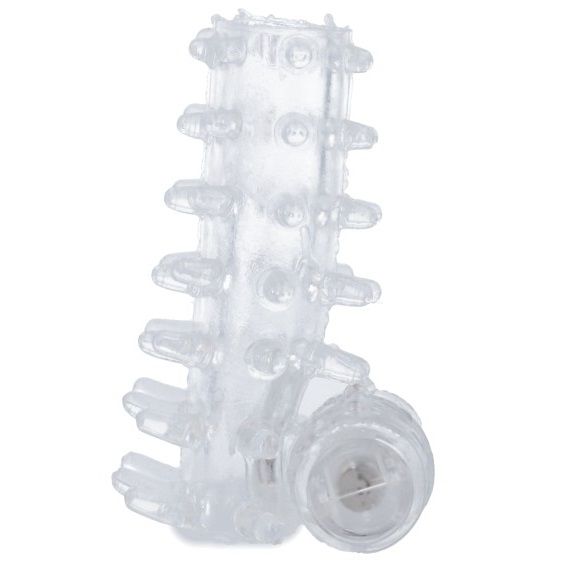 Ring funda pene vibrador transparente