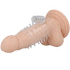 Ring funda pene vibrador transparente