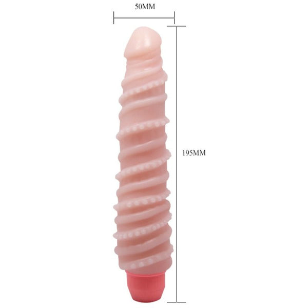 Flexi vibe sensual vibrador espiral 19.5 cm