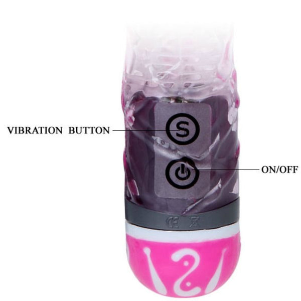 Vibrador multivelocidad con rabbit Baile