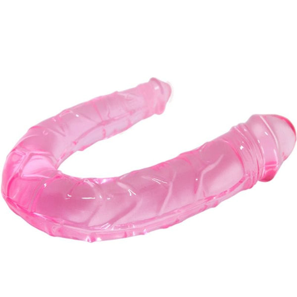 Baile double dong dildo doble rosa