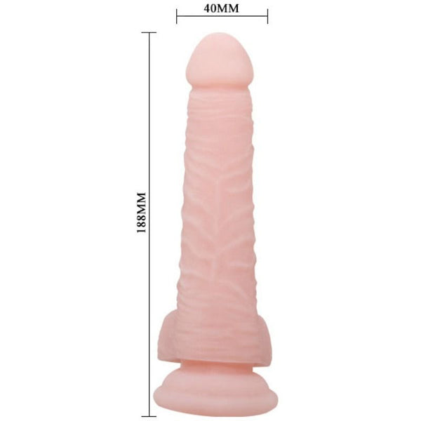 Baile super dildo realístico natural 18.8 cm