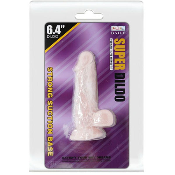 Baile super dildo realístico natural 16.5 cm