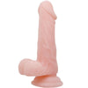 Baile super dildo realístico natural 16.5 cm