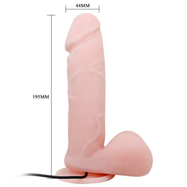 Vibrador realístico oliver con función rotación