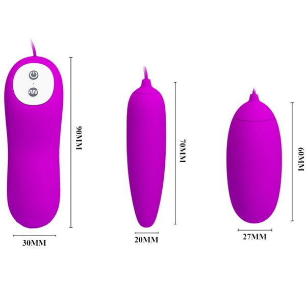 Irma huevo vibrador doble