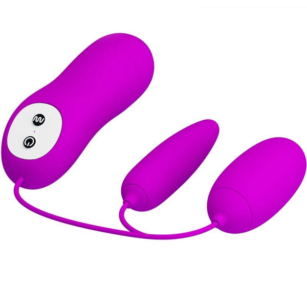 Irma huevo vibrador doble
