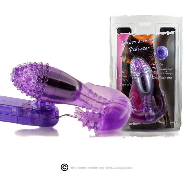 Estimulador lila vaginal y anal con vibración