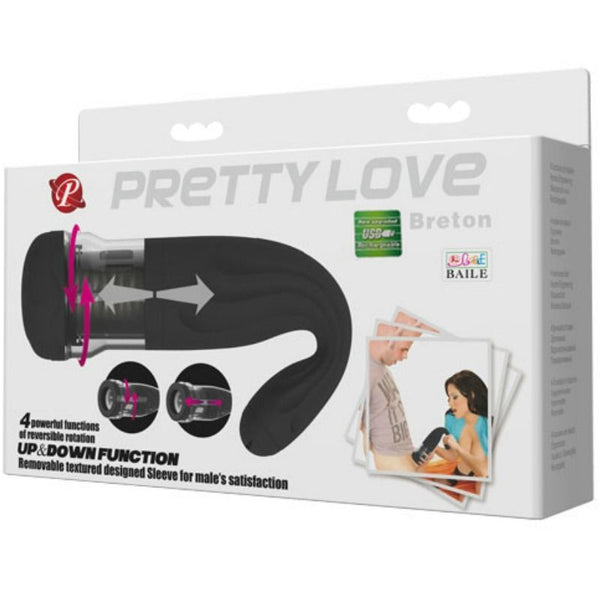 Pretty masturbador recargable multifunción breton