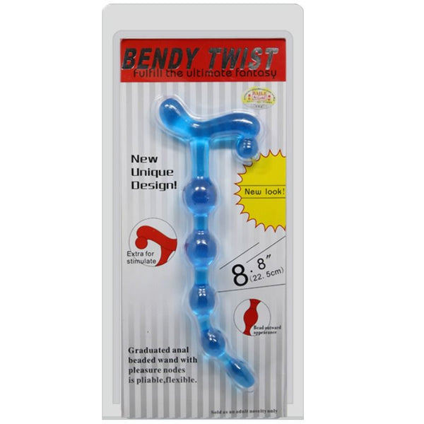 Baile bendy twist bolas anales azul