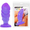 Baile plug anal unisex con ventosa lila