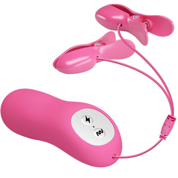 Baile romantic wave pizas con vibración y electroshock fucsia