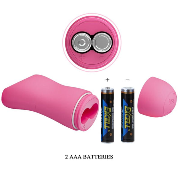 Baile romantic wave pizas con vibración y electroshock fucsia