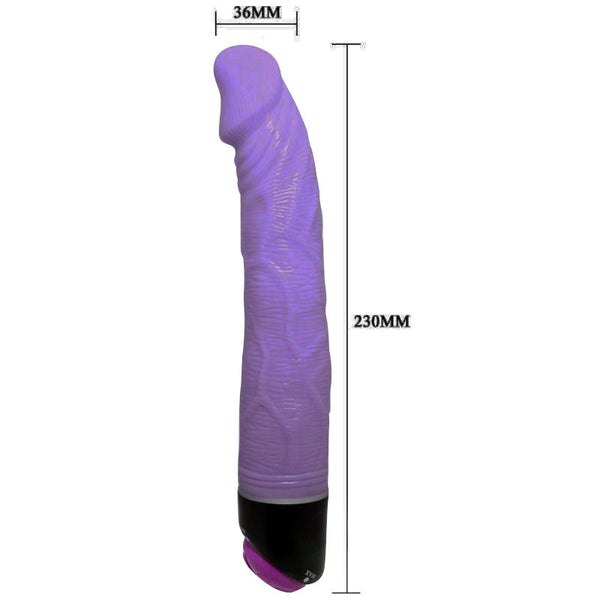 Adour club vibrador realístico 23 cm lila