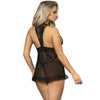 Subblime babydoll abierto negro