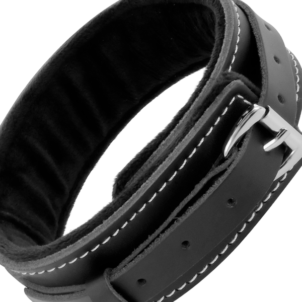 Darkness collar leather con correa alta calidad