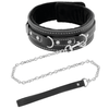 Darkness collar leather con correa alta calidad