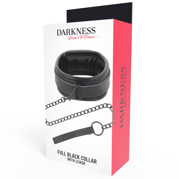 Darkness collar con cadena negro 2