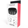 Darkness collar con pinzas para pezones negro