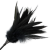 Darkness fusta con pluma negro