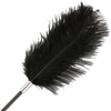 Darkness fusta con pluma love negro 56 cm