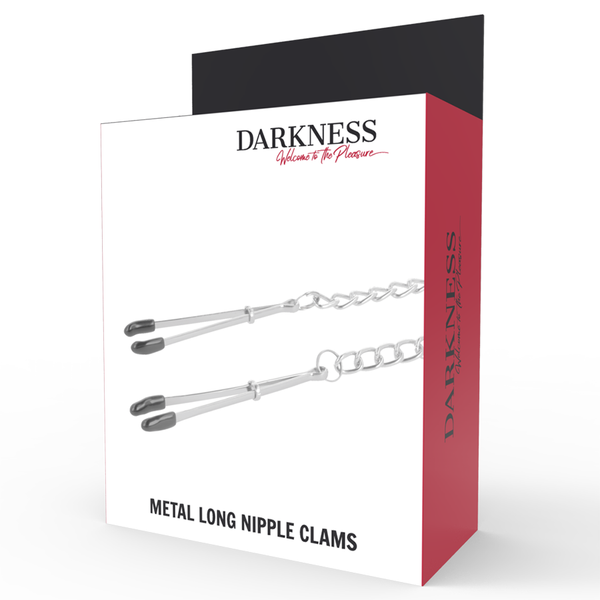 Darkness pinzas ajustables para pezones metal