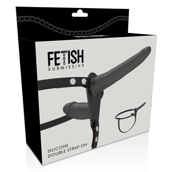 Fetish doble penetración negro
