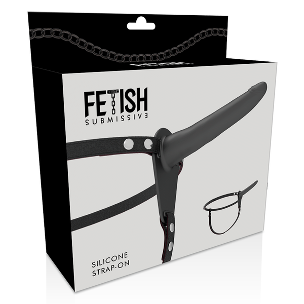 Fetish silicona negro 15 cm