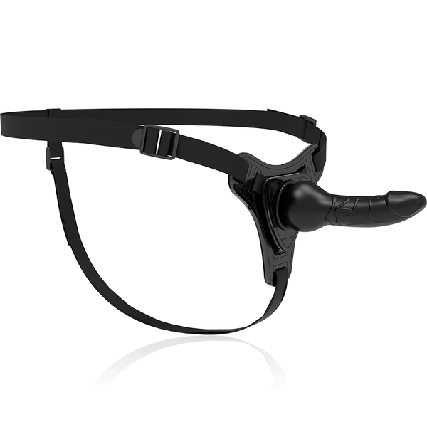 Fetish silicona negro realista 16 cm
