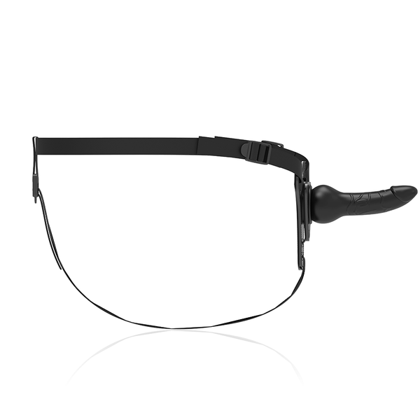 Fetish silicona negro realista 16 cm