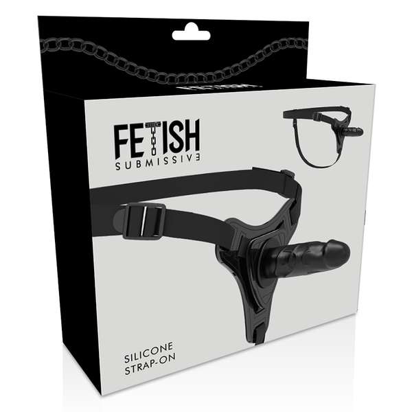 Fetish silicona negro realista 15 cm