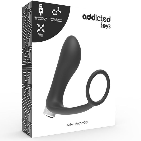 Vibrador prostático recargable model 1 negro