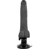 Vibrador realístico control remoto negro 19 cm o 4 cm