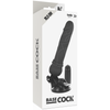 Vibrador realístico control remoto negro 19.5 cm o 4 cm