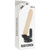 Vibrador realístico control remoto negro 20 cm o 4 cm